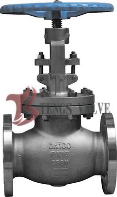 Cast Stainless Steel Industrial Globe Valve A351 CF8 / CF8M J40W Manual