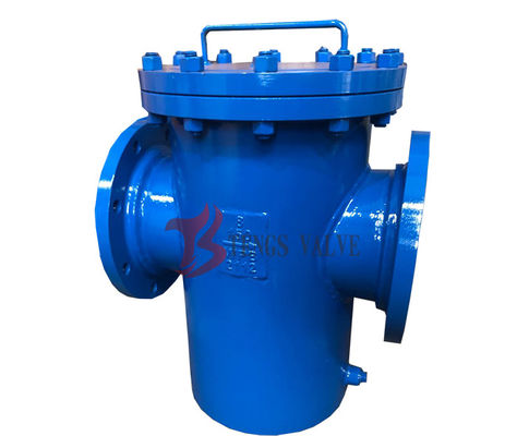 Fabricated Basket Strainer Simplex Type A234 WPB With Stainless Steel Basket 8in 150LB Double Flanges